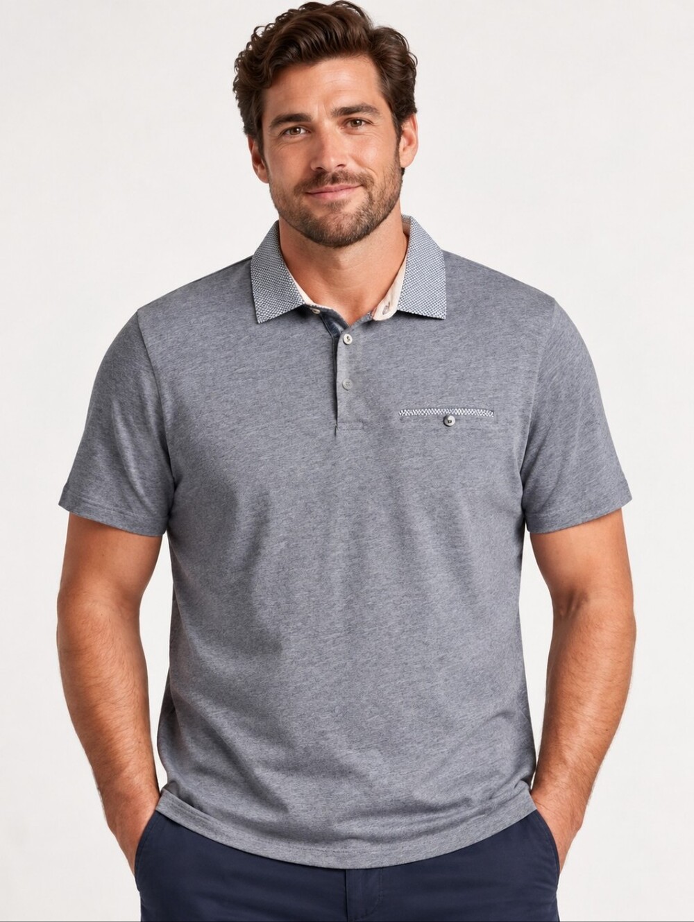 ❤️ TED BAKER COTTON POLO SHIRT, 3 (MEDIUM)